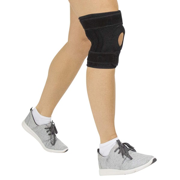 Vive Knee Brace for Women - Hinged Stabilizing Support - Open Patella for ACL, MCL, Meniscus Injury Tear - Athletic Compression Wrap for Joint and Arthritis Pain Relief