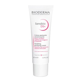 BIODERMA, Crema Facial, Sensibio DS, Purificante Suave para Piel Sensible, Elimina Escamas y Enrojecimiento, 40 ml                                    