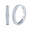 CPSLOVE Elegant Women's Earrings 925 Sterling Silver Hoop Earrings Girls