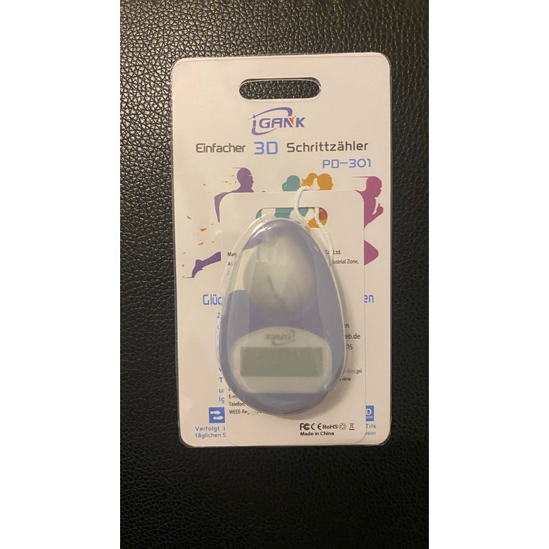 iGANK Simple Walking Pedometer Step Counter for men women kids