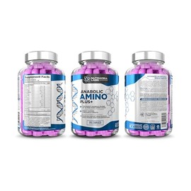 Anabolic Amino Acid Plus+ BCAA Tablet (180 Chewable Amino Acids) with Vitamin B6 to Reduce Tiredness and Fatigue
