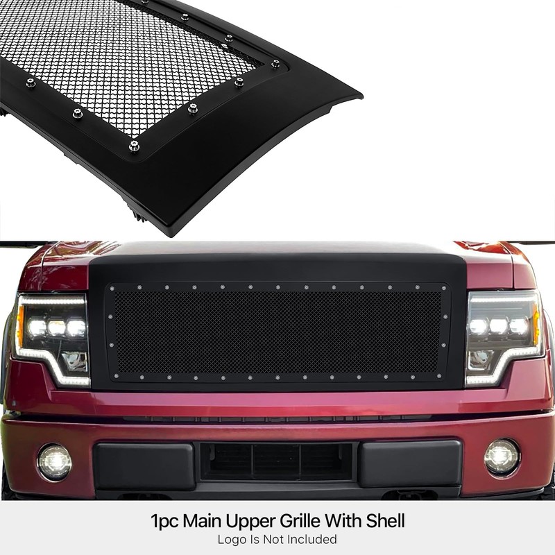 APS Compatible with Ford F-150 2009-2014 Main Upper Stainless Steel