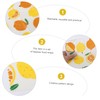 GLEAVI 3pcs Reusable Beeswax Food Wraps Fresh-Keeping Cloths for Food