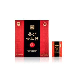 Gaeseong Merchant Red Ginseng Gold Gin 50ml 30 packets, 4 units, 1.5L / 개성상인 홍삼골드진 50ml 30포, 4개, 1.5L