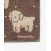 AfternoonTea Living JP07 Hand Towel, Toy Poodle, Mini Towel, Brown