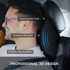 IQQI Car Neck Pillows,Pure Memory Foam, Professional 3D Design Car