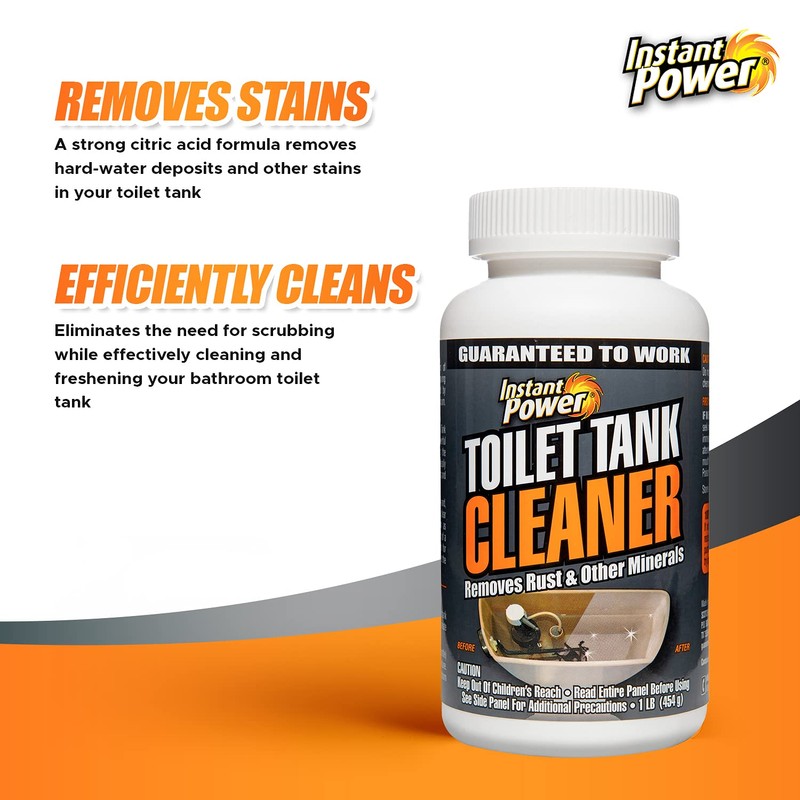 Instant Power Toilet Tank Cleaner – Bathroom Toilet Cleaning Powder,