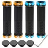 QitinDasen 2 Pairs Bike Handlebar Grips, Non-Slip Rubber Bicycle Handle