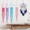 PATIKIL Evil Eye Dream Catchers, Evil Eye Macrame Wall Hanging