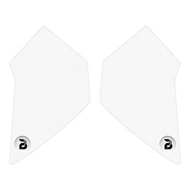 BLOQ Motorcycle Tank Grips compatible with TRIUMPH TIGER 1200 (2012-2021) PREMIUM - CLEAR