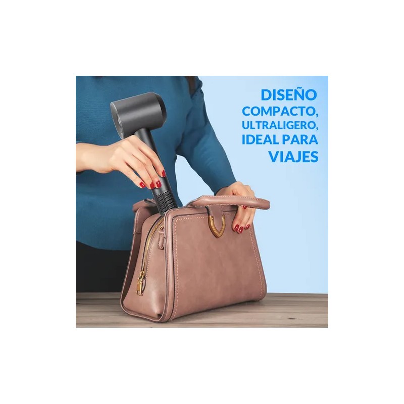 Secador De Pelo Alta Velocidad Profesional Iones 5en1 1600w