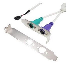 Conversion Master PCI Bracket PS2 to PCI Bracket USB-PS2/PCI