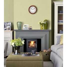 SEIKO 12 Inch Round Wood Classic Wall Clock, White,Brown