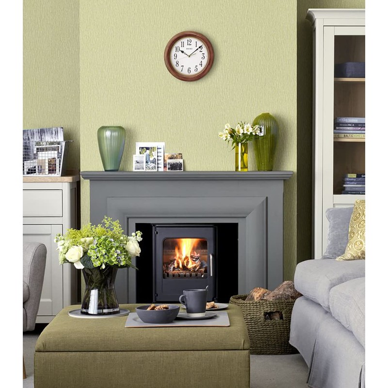 SEIKO 12 Inch Round Wood Classic Wall Clock, White,Brown