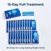 30 Piezas Tiras Blanqueadoras Dientes, 15 Pares Teeth Whitening Strips,