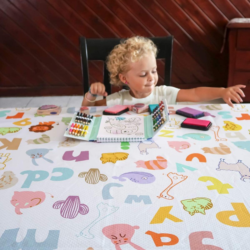 Baby Splat Mat for Under High Chair and Arts and