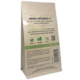 Roasted Dandelion Root Tea - Pure Herbal Tea Series by Palm Beach Herbal Tea Company (30 Tea Bags) 100% Natural