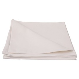 LinenMe Natural Soft Napkin, linen cotton, White, 49 x 49 cm