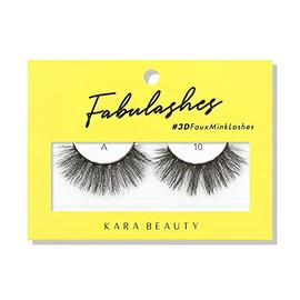 KARA BEAUTY FABULASHES 3D Faux Mink False Eyelashes - Style A10