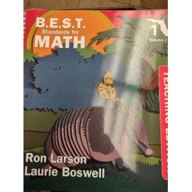 B.E.S.T Standards for Math Grade 1 Volume 2 Teaching Edition Florida