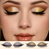 3 Pairs Lazy Eye Shadow Eyelash Patch, 2-in-1 Lazy Eyeshadow