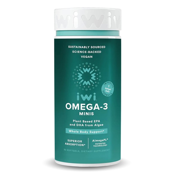 iwi Omega 3 Mini apoya un corazn saludable, desarrollo cerebral,