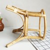 Plant Stand Flower Pot Rack Rattan Minimalist Stable 9.4in Diameter