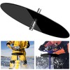 Ice Auger Drill Adapter- Stainless Steel Ice Fishing Auger Stopper