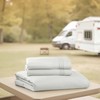 Hearth & Harbor Short Queen Sheets for RV, Off White