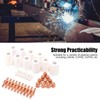 40Pcs Plasma Cutter Consumables Cutting Extended Electrode Electric Nozzle Ceramic