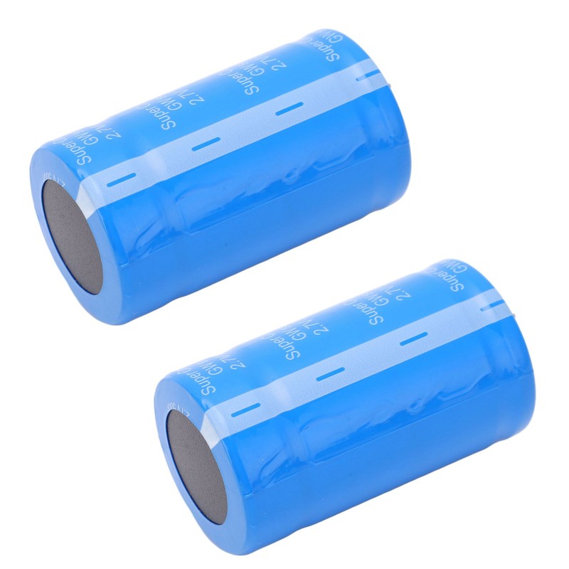 2 Pcs Automobile Car Farad Capacitor 2.7V 500F Energy Saving
