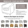 Eco-Ancheng Chair Cover Club Chair Slipcover Stretch Tub Chair Covers