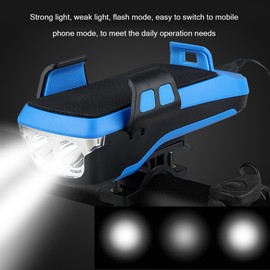 Multifunction Bike Light With Phone Holder Bicycle Highlight 2400/4000mAh Power Banks Cycle Flashlight
