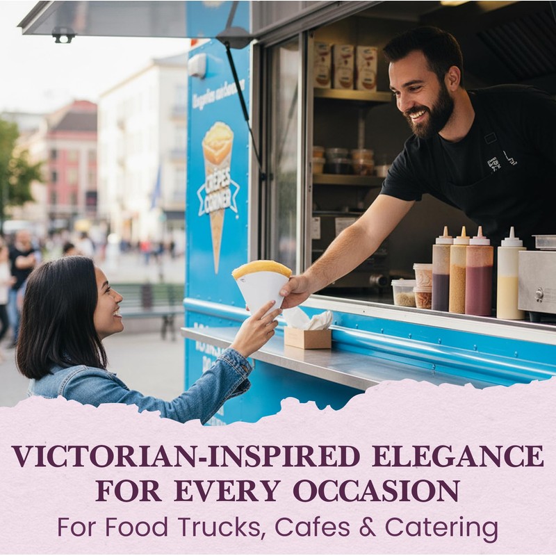 Friteshop Elegant Victorian French Crepe Holder - Regular Size –