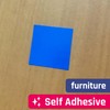 1200 Pack - 25mm Square Coloured Labels Stickers, 10 Colours