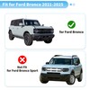INFINAUTO 1Pair Tail Light Cover for Ford Bronco 2021-2025 Rear