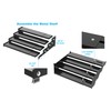 Jojocross Expandable 4-Tier Step Spice Rack Organizer for Kitchen Cabinet