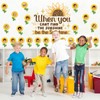 AnyDesign 50 Pcs Sunflower DIY Cutouts Floral Cut-Outs Yellow Flower