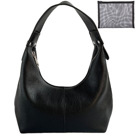 Hobo Bags for Women PU Leather Shoulder Bag Purse Tote Clutch Handbag Crescent Bag Zipper Closure Top Handle Slouchy bag