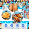 81 Pcs Party Decorations, Story Party Supplies Tableware Set Birthday