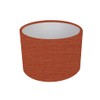 kushade 8" (20cm) Fine Chenille Rust/Burnt Orange Lampshade/Table Lamp/Ceiling Light