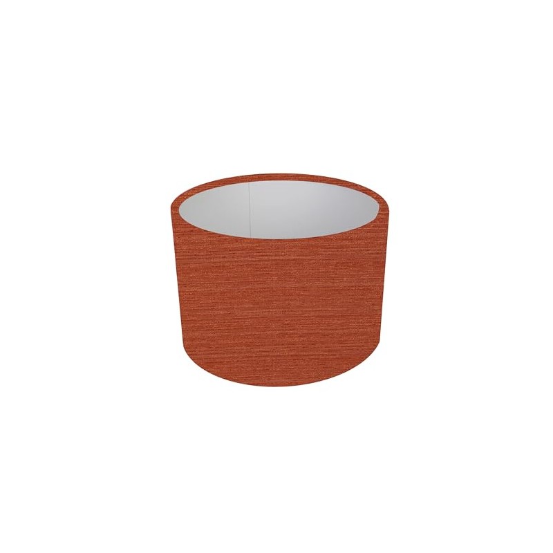 kushade 8" (20cm) Fine Chenille Rust/Burnt Orange Lampshade/Table Lamp/Ceiling Light