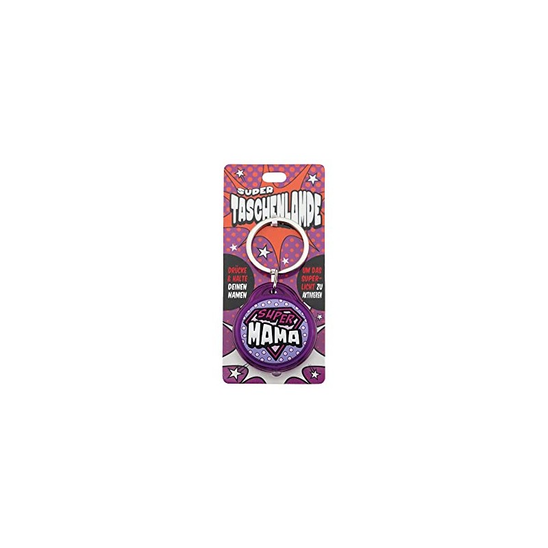 Super Mama Torch with Title: Super Mama Key Pendant Also
