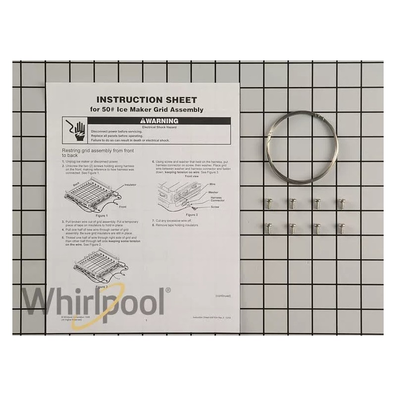 Whirlpool New Genuine OEM Whirlpool Ice Machine Cutter Grid Wire