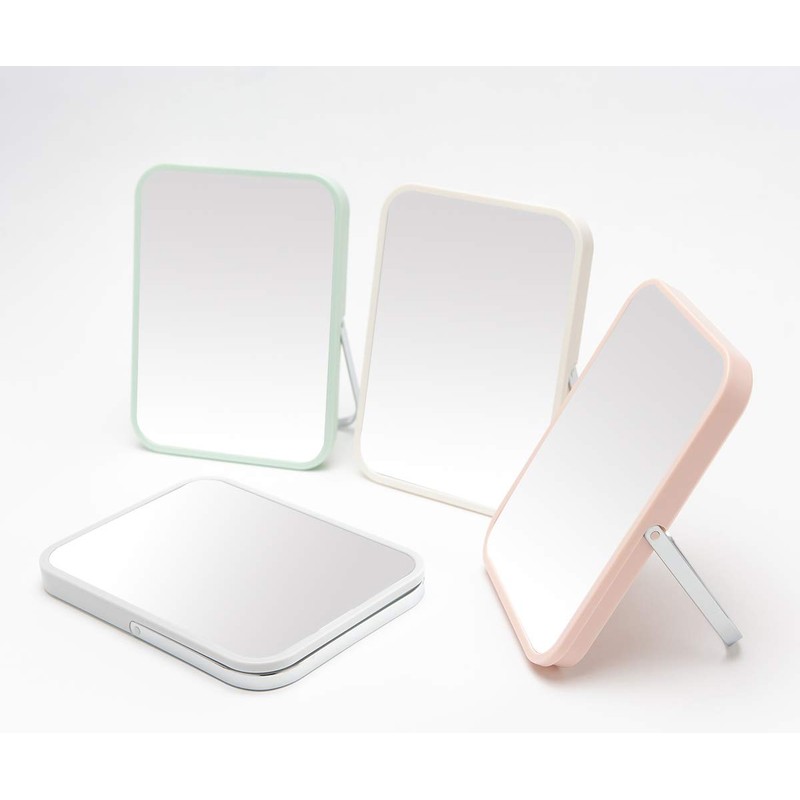 YEAKE Table Desk Vanity Makeup Mirror,8-Inch Portable Folding Mirror with