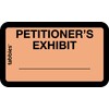 Tabbies Legal Exhibit Labels, Label: 1-5/8"W x 1" H, Sheet: