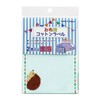 Yunineem UN-14225 Futon Cotton Label, One Point, Hedgehog, 2 Sheets,