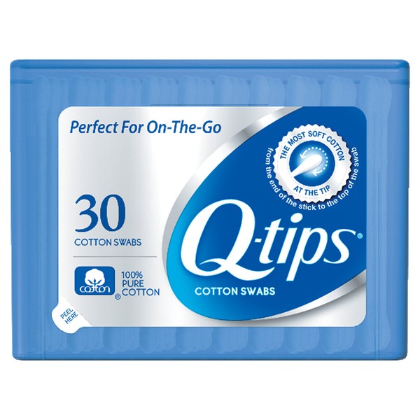 Q-tips Swabs Travel Pack,30 Count, Pack of 1