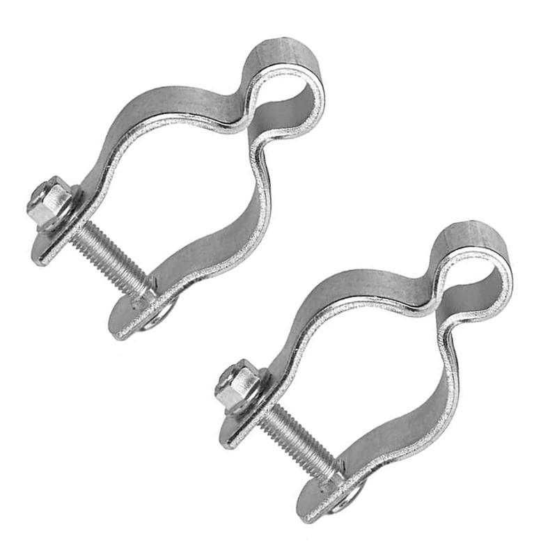 2 Pack 1-3/8inch Chain Link Fence Frame Gate Post Hinge/Galvanized