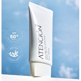 Attention 55 Daily Tone-Up SPF 50+ PA+ Sunscreen Sun Serum 50ml Makeup Base Tone-Up